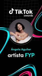 Ángela Aguilar nominada en los #TikTokAwards